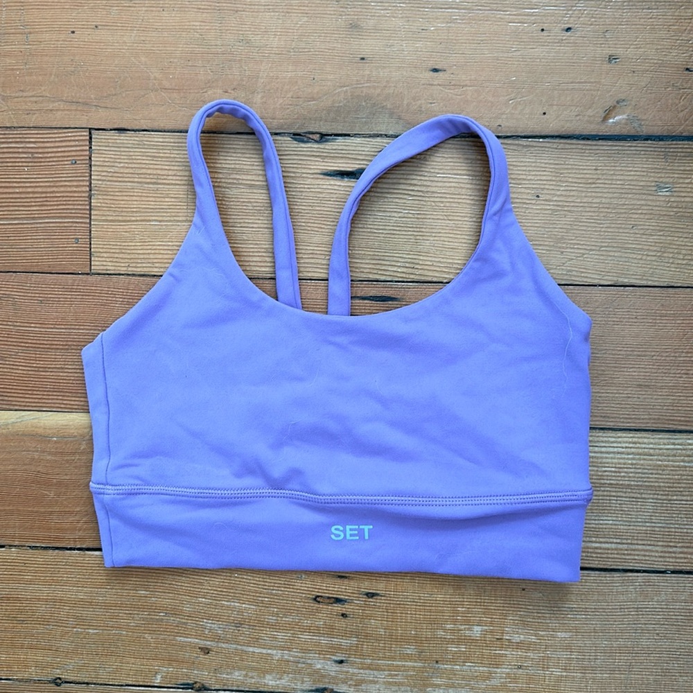 Set active scoop Y bra top